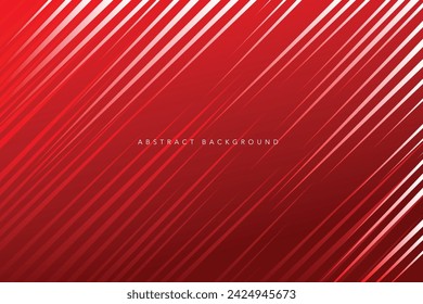 Abstract red geometric shapes background. Minimal red dynamic shapes composition.