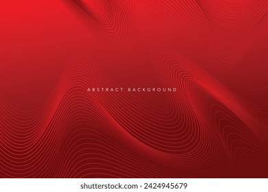 Abstract red geometric shapes background. Minimal red dynamic shapes composition.