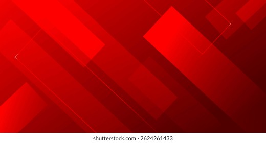 Fundo abstrato das formas geométricas vermelhas. Ilustração vetorial eps10