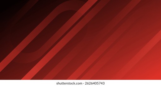 Fondo de Formas geométricas rojas Abstractas. Ilustración vectorial
