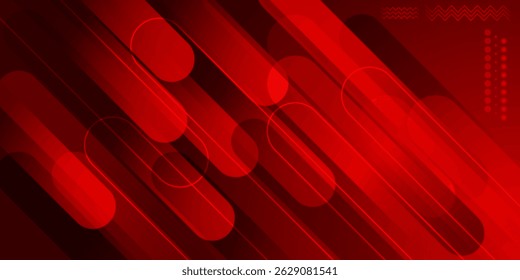 Abstrakte rote geometrische Formen Hintergrund. eps 10 Vektorgrafik