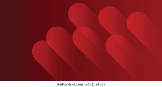 Fundo abstrato das formas geométricas vermelhas. Ilustração vetorial EPS10