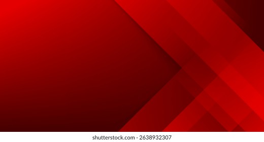 Abstract red geometric shapes background. Vector illustration