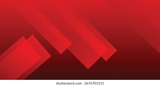 Abstract red geometric shapes background. Vector illustration.eps10