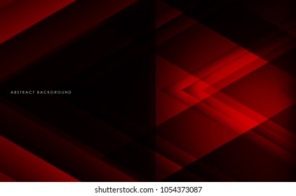 Abstract red geometric strip pattern background. 