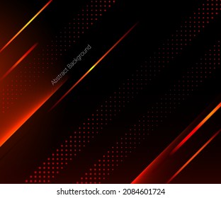 Abstract red geometric transparent gradient lines illustration pattern background vector