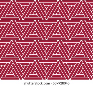 Abstract red geometric triangle design triangle pattern