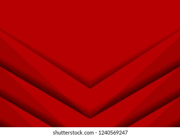 Abstract red geometric vector background