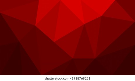 Abstract Red Geometric Vector Background