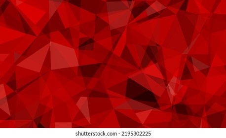 Resumen del fondo geométrico rojo. Plantilla de diseño para folletos, folletos y revistas