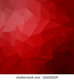 Abstract red geometrical background - Vector