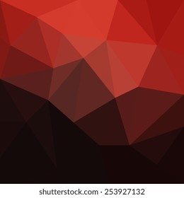 Abstract red geometrical background - Vector
