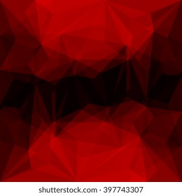 Abstract red geometrical background - Vector