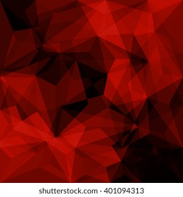 Abstract red geometrical background - Vector