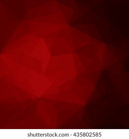 Abstract red geometrical background - Vector
