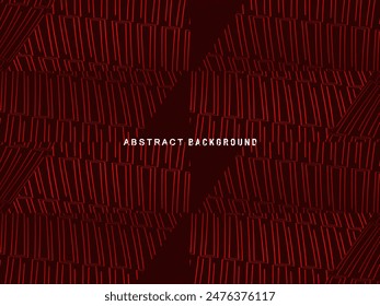 Abstract red glowing geometric lines on dark red background. Modern shiny red circle lines pattern. Futuristic technology concept, perfect for covers, posters, banners, brochures, websites, etc.	
