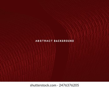 Abstractas líneas geométricas brillantes rojas sobre fondo rojo oscuro. Patrón moderno de líneas de círculo rojo brillante. Concepto de tecnología futurista, perfecto para portadas, carteles, Anuncios, folletos, Sitios web, etc.	
