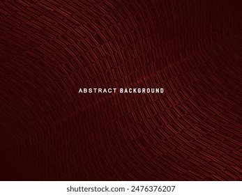 Abstract red glowing geometric lines on dark red background. Modern shiny red circle lines pattern. Futuristic technology concept, perfect for covers, posters, banners, brochures, websites, etc.	
