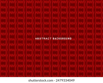 Abstract red glowing geometric lines on dark red background. Modern shiny red circle lines pattern. Futuristic technology concept, perfect for covers, posters, banners, brochures, websites, etc.