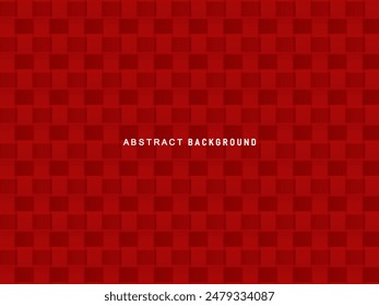 Abstract red glowing geometric lines on dark red background. Modern shiny red circle lines pattern. Futuristic technology concept, perfect for covers, posters, banners, brochures, websites, etc.