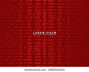Abstractas líneas geométricas brillantes rojas sobre fondo rojo. Moderno patrón futurista rojo degradado brillante. Concepto de tecnología futurista, apto para portadas, carteles, Anuncios, folletos, Sitios web, etc.