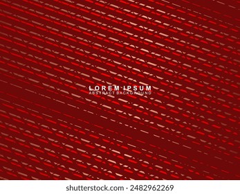 Abstract red glowing geometric lines on red background. Modern shiny gradient red futuristic pattern. Futuristic technology concept, suitable for covers, posters, banners, brochures, websites, etc.