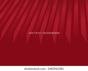 Abstractas líneas geométricas brillantes rojas sobre fondo rojo. Moderno patrón futurista rojo degradado brillante. Concepto de tecnología futurista, apto para portadas, carteles, Anuncios, folletos, Sitios web, etc.