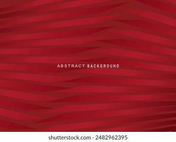 Abstractas líneas geométricas brillantes rojas sobre fondo rojo. Moderno patrón futurista rojo degradado brillante. Concepto de tecnología futurista, apto para portadas, carteles, Anuncios, folletos, Sitios web, etc.