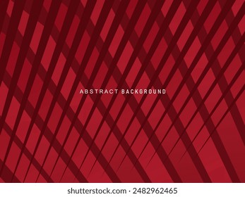 Abstrakte rot glühende geometrische Linien auf rotem Hintergrund. Moderne glänzende Gradient rot futuristische Muster. Futuristisches Technologiekonzept, geeignet für Cover, Poster, Banner, Broschüren, Websites, etc.