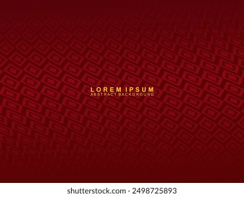 Líneas geométricas brillantes rojas Abstractas sobre fondo rojo oscuro. Moderno patrón de líneas curvas rojas brillantes. Concepto de tecnología futurista, adecuado para cubiertas, carteles, Anuncios, folletos, Sitios web, etc.