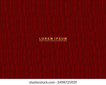 Abstract red glowing geometric lines on dark red background. Modern shiny red curved lines pattern. Futuristic technology concept, suitable for covers, posters, banners, brochures, websites, etc.