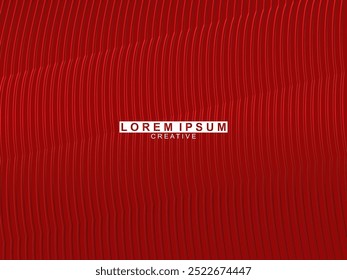 Linhas geométricas brilhantes em vermelho escuro no fundo. Moderno padrão de linhas de círculo vermelho brilhante. Conceito de tecnologia futurista, perfeito para capas, cartazes, banners, brochuras, sites, etc.