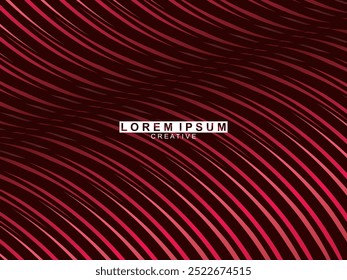 Líneas geométricas brillantes rojas Abstractas sobre fondo rojo oscuro. Moderno patrón de líneas de círculo rojo brillante. Concepto de tecnología futurista, perfecto para cubiertas, carteles, Anuncios, folletos, Sitios web, etc.