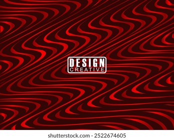 Linhas geométricas brilhantes em vermelho escuro no fundo. Moderno padrão de linhas de círculo vermelho brilhante. Conceito de tecnologia futurista, perfeito para capas, cartazes, banners, brochuras, sites, etc.