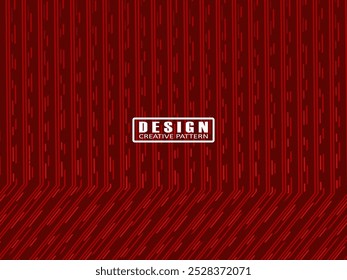 Líneas geométricas brillantes rojas Abstractas sobre fondo rojo. Modelo futurista rojo brillante moderno del gradiente. Concepto de tecnología futurista, adecuado para cubiertas, carteles, Anuncios, folletos, Sitios web, etc.