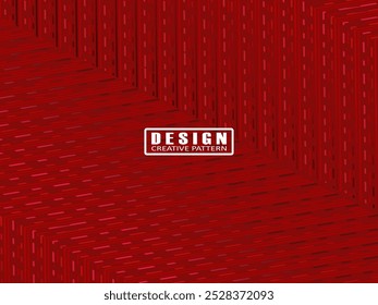 Líneas geométricas brillantes rojas Abstractas sobre fondo rojo. Modelo futurista rojo brillante moderno del gradiente. Concepto de tecnología futurista, adecuado para cubiertas, carteles, Anuncios, folletos, Sitios web, etc.
