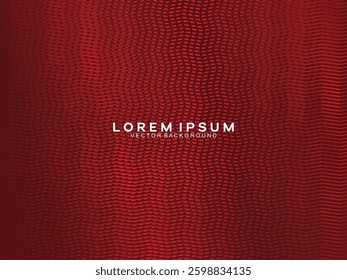 Abstract red glowing geometric lines on dark red background. Modern shiny red abstract lines pattern. Futuristic technology concept, suitable for covers, posters, banners, brochures, websites, etc.