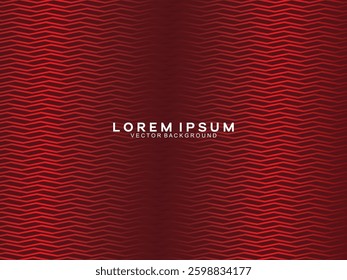 Abstract red glowing geometric lines on dark red background. Modern shiny red abstract lines pattern. Futuristic technology concept, suitable for covers, posters, banners, brochures, websites, etc.