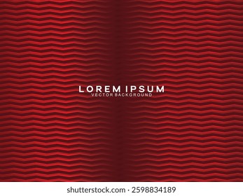 Abstract red glowing geometric lines on dark red background. Modern shiny red abstract lines pattern. Futuristic technology concept, suitable for covers, posters, banners, brochures, websites, etc.