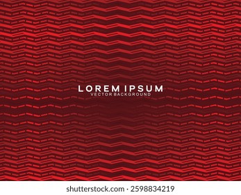 Abstract red glowing geometric lines on dark red background. Modern shiny red abstract lines pattern. Futuristic technology concept, suitable for covers, posters, banners, brochures, websites, etc.