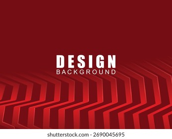 Abstract red glowing geometric lines on dark red background. Modern shiny red curved lines pattern. Futuristic technology concept, suitable for covers, posters, banners, brochures, websites, etc.