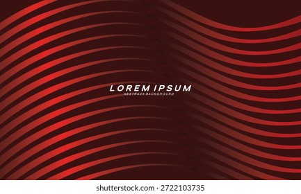 Líneas geométricas brillantes rojas Abstractas sobre fondo rojo oscuro. Moderno patrón de líneas curvas rojas brillantes. Concepto de tecnología futurista, adecuado para cubiertas, carteles, Anuncios, folletos, Sitios web, etc.	
