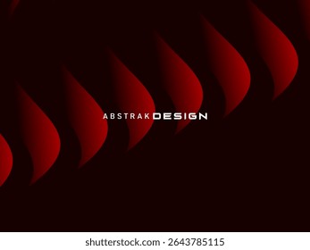 Abstrait rouge scintillant lignes géométriques modernes sur fond rouge. Motif futuriste rouge dégradé brillant. Concept de technologie futuriste, adapté aux couvertures, affiches, bannières, brochures, sites web, etc.