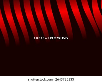 Abstrait rouge scintillant lignes géométriques modernes sur fond rouge. Motif futuriste rouge dégradé brillant. Concept de technologie futuriste, adapté aux couvertures, affiches, bannières, brochures, sites web, etc.