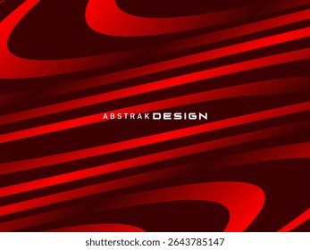 Abstrait rouge scintillant lignes géométriques modernes sur fond rouge. Motif futuriste rouge dégradé brillant. Concept de technologie futuriste, adapté aux couvertures, affiches, bannières, brochures, sites web, etc.