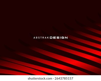 Abstrait rouge scintillant lignes géométriques modernes sur fond rouge. Motif futuriste rouge dégradé brillant. Concept de technologie futuriste, adapté aux couvertures, affiches, bannières, brochures, sites web, etc.