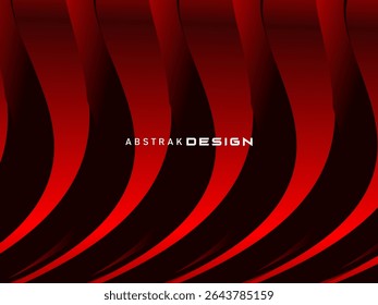 Abstrait rouge scintillant lignes géométriques modernes sur fond rouge. Motif futuriste rouge dégradé brillant. Concept de technologie futuriste, adapté aux couvertures, affiches, bannières, brochures, sites web, etc.