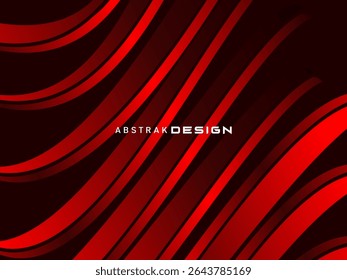 Abstrait rouge scintillant lignes géométriques modernes sur fond rouge. Motif futuriste rouge dégradé brillant. Concept de technologie futuriste, adapté aux couvertures, affiches, bannières, brochures, sites web, etc.