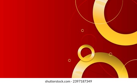 Abstract red and gold background