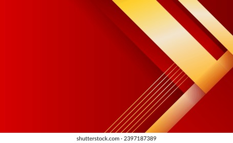 Abstract red and gold background